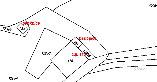 Srbská Kamenice 102736499 na parcele st. 437 v KÚ Srbská Kamenice, Katastrální mapa