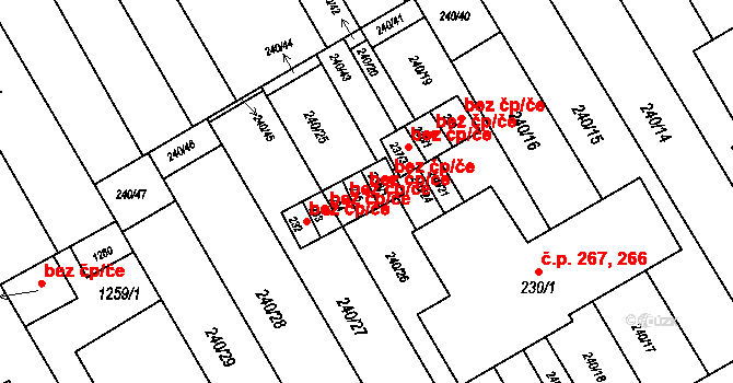 Nížkovice 43378501 na parcele st. 235 v KÚ Nížkovice, Katastrální mapa