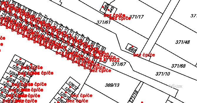 Čepirohy 1022, Most na parcele st. 143/22 v KÚ Čepirohy, Katastrální mapa