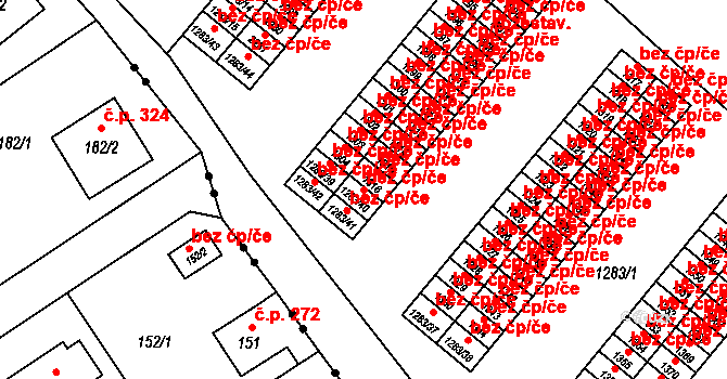 Liberec 47003502 na parcele st. 1283/40 v KÚ Ruprechtice, Katastrální mapa
