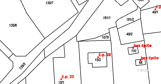 Objekt 149535503, Katastrální mapa