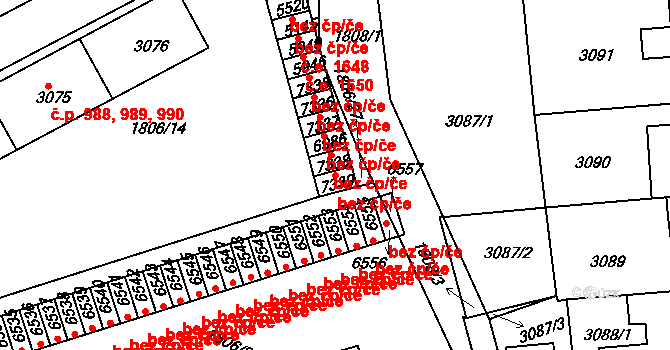 Havlíčkův Brod 50471503 na parcele st. 7339 v KÚ Havlíčkův Brod, Katastrální mapa