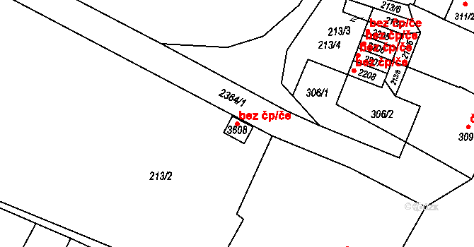 Hořice 54290503 na parcele st. 3608 v KÚ Hořice v Podkrkonoší, Katastrální mapa