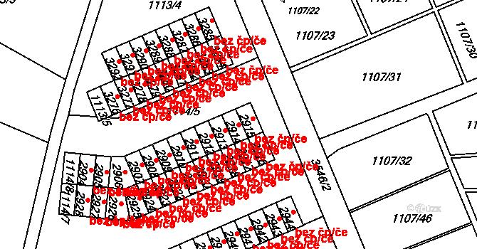 Dvůr Králové nad Labem 39001504 na parcele st. 2914 v KÚ Dvůr Králové nad Labem, Katastrální mapa