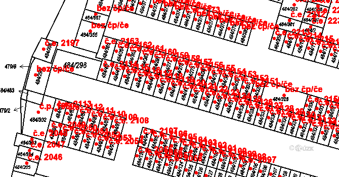 Havířov 47952504 na parcele st. 484/46 v KÚ Bludovice, Katastrální mapa