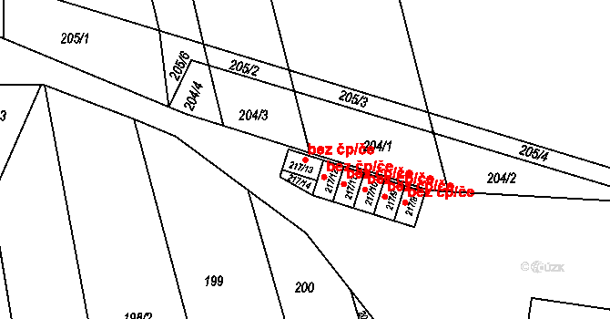 Velké Opatovice 49294504 na parcele st. 217/13 v KÚ Velké Opatovice, Katastrální mapa