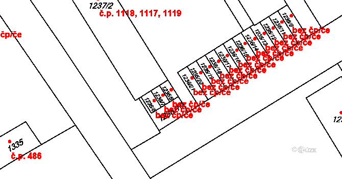 Rychnov nad Kněžnou 44285507 na parcele st. 1236/6 v KÚ Rychnov nad Kněžnou, Katastrální mapa