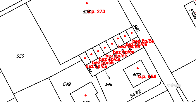 Suchdol nad Odrou 38954508 na parcele st. 542 v KÚ Suchdol nad Odrou, Katastrální mapa