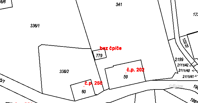 Svratouch 102519510 na parcele st. 779 v KÚ Svratouch, Katastrální mapa