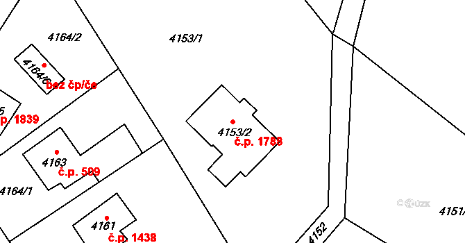 Rychvald 1788 na parcele st. 4153/2 v KÚ Rychvald, Katastrální mapa