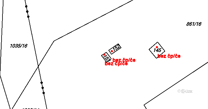 Hradčany-Kobeřice 42331510 na parcele st. 153 v KÚ Kobeřice, Katastrální mapa