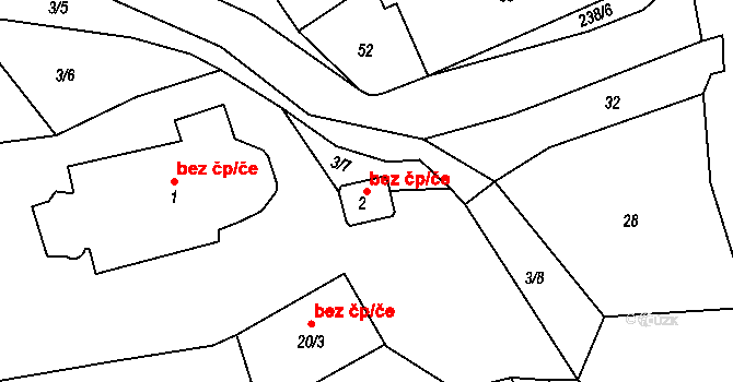 Hostomice 48916510 na parcele st. 2 v KÚ Bezdědice u Hostomic, Katastrální mapa