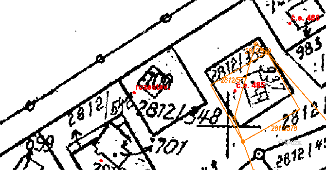 Tvarožná Lhota 449, Katastrální mapa