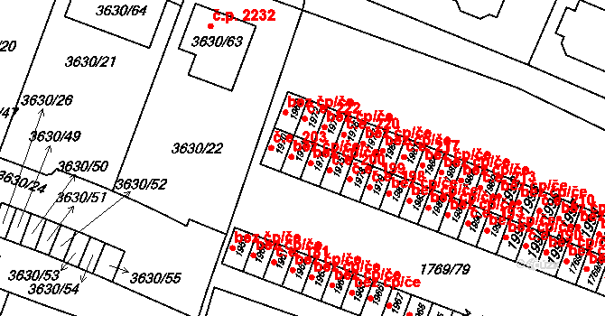 Tachov 38304511 na parcele st. 1974 v KÚ Tachov, Katastrální mapa