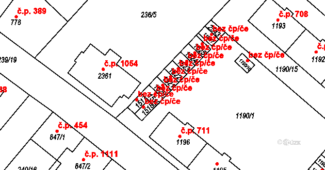 Sušice 39169511 na parcele st. 1520 v KÚ Sušice nad Otavou, Katastrální mapa