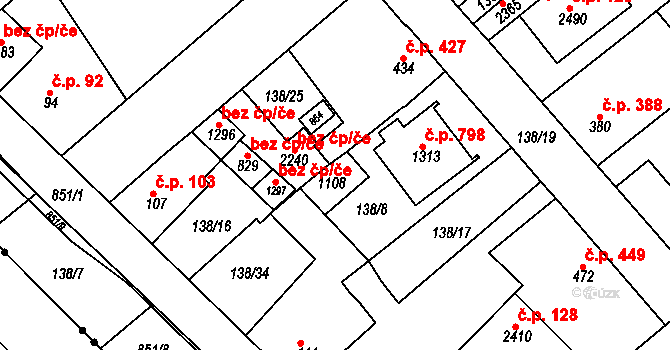 Kralupy nad Vltavou 39340511 na parcele st. 1007 v KÚ Lobeček, Katastrální mapa