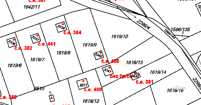 Beroun 40563511 na parcele st. 5340 v KÚ Beroun, Katastrální mapa