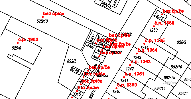 Svitavy 41622511 na parcele st. 3531/1 v KÚ Svitavy-předměstí, Katastrální mapa
