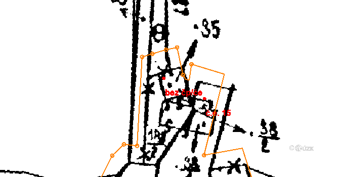 Svinná 18, Čachrov na parcele st. 35 v KÚ Svinná na Šumavě, Katastrální mapa