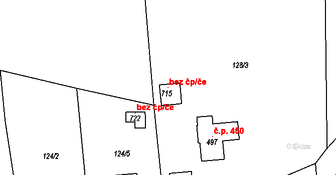 Herálec 146911512 na parcele st. 715 v KÚ Český Herálec, Katastrální mapa