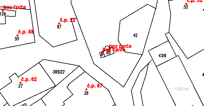 Lobeč 45388512 na parcele st. 91 v KÚ Lobeč u Mšena, Katastrální mapa