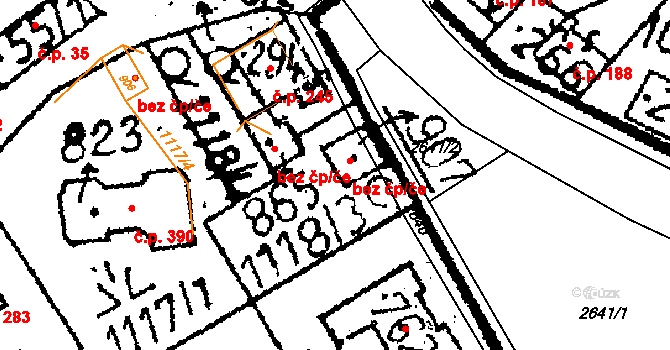 Zbraslavice 49375512 na parcele st. 907 v KÚ Zbraslavice, Katastrální mapa