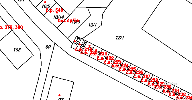 Miřetice u Klášterce nad Ohří 222, Klášterec nad Ohří na parcele st. 15 v KÚ Miřetice u Klášterce nad Ohří, Katastrální mapa