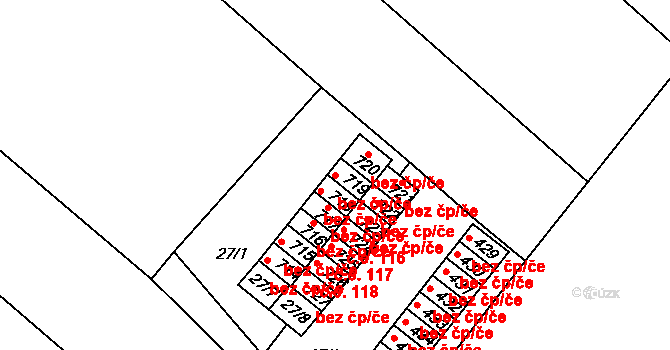 Horní Cerekev 111, Katastrální mapa