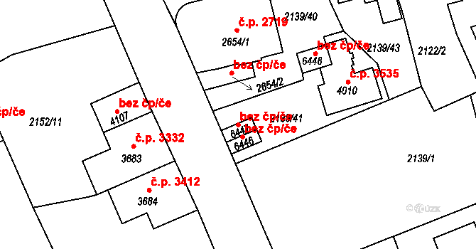 Jablonec nad Nisou 3035, Katastrální mapa