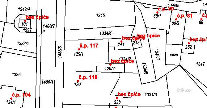 Varvažov 118, Telnice na parcele st. 130/1 v KÚ Varvažov u Telnice, Katastrální mapa