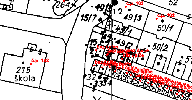Heřmanova Huť 39637514 na parcele st. 15/2 v KÚ Vlkýš, Katastrální mapa
