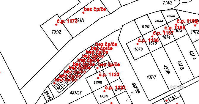Hluboká nad Vltavou 41768515 na parcele st. 1739 v KÚ Hluboká nad Vltavou, Katastrální mapa