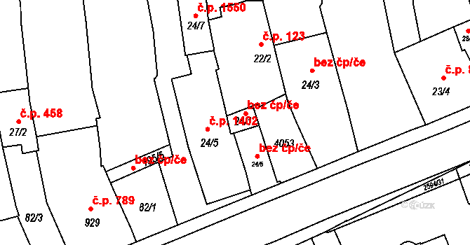 Lipník nad Bečvou 42364515 na parcele st. 24/1 v KÚ Lipník nad Bečvou, Katastrální mapa