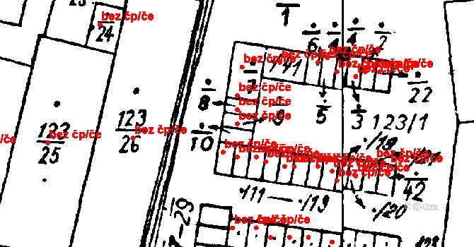 Heřmanova Huť 45761515 na parcele st. 123/10 v KÚ Vlkýš, Katastrální mapa