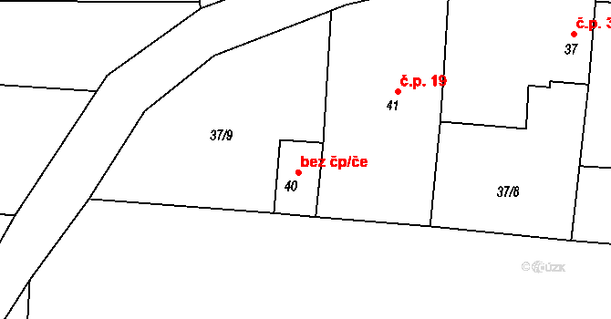 Skopytce 47404515 na parcele st. 40 v KÚ Skopytce, Katastrální mapa