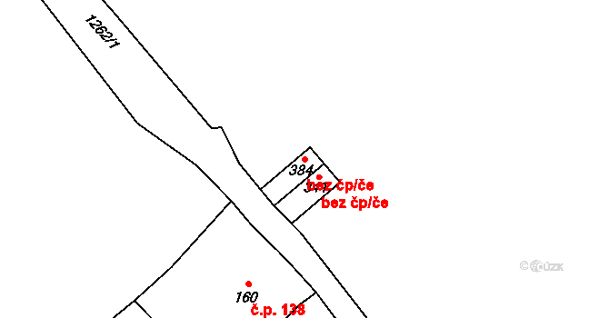 Lampertice 49047515 na parcele st. 384 v KÚ Lampertice, Katastrální mapa