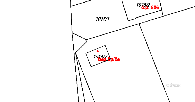 Planá nad Lužnicí 47424516 na parcele st. 1014/7 v KÚ Planá nad Lužnicí, Katastrální mapa