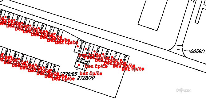Holešov 41533518 na parcele st. 2728/73 v KÚ Holešov, Katastrální mapa