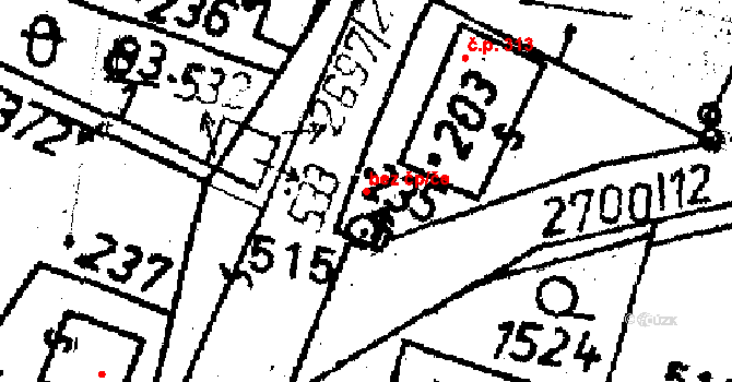 Lukavec 45288518 na parcele st. 235 v KÚ Lukavec u Pacova, Katastrální mapa