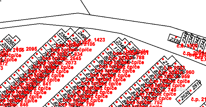Sezimovo Ústí 47412518 na parcele st. 807 v KÚ Sezimovo Ústí, Katastrální mapa