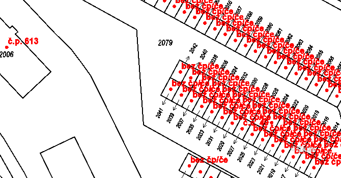 Krnov 49017519 na parcele st. 2041 v KÚ Krnov-Horní Předměstí, Katastrální mapa