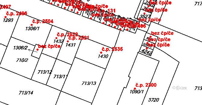 Havlíčkův Brod 2535 na parcele st. 1430 v KÚ Havlíčkův Brod, Katastrální mapa
