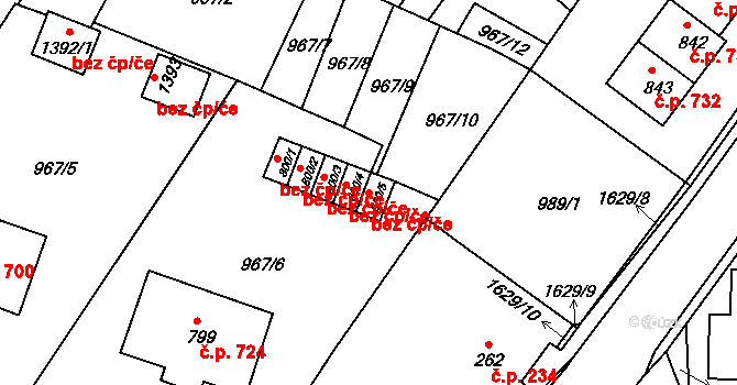 Nýrsko 39195520 na parcele st. 800/5 v KÚ Nýrsko, Katastrální mapa