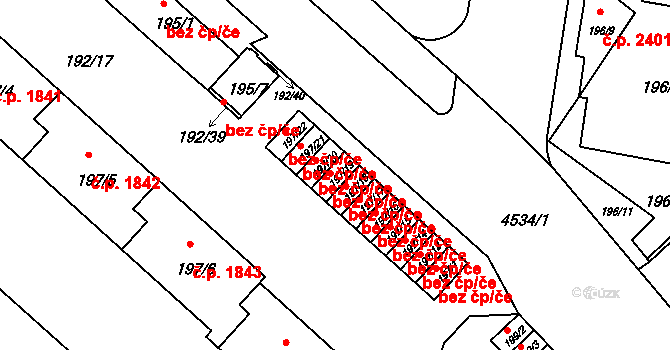 Praha 46850520 na parcele st. 197/19 v KÚ Strašnice, Katastrální mapa