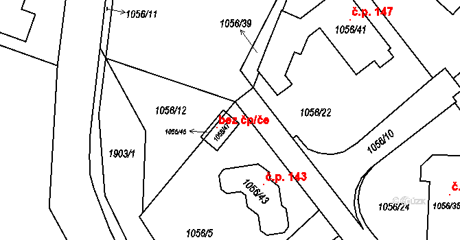 Objekt 115444521, Katastrální mapa
