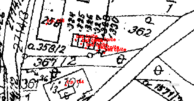 Luková 45501521 na parcele st. 328 v KÚ Luková, Katastrální mapa