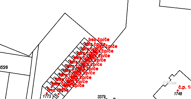 Lysá nad Labem 46357521 na parcele st. 2405 v KÚ Lysá nad Labem, Katastrální mapa