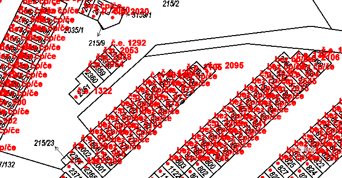 Sezimovo Ústí 47439521 na parcele st. 1119 v KÚ Sezimovo Ústí, Katastrální mapa