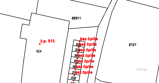 Bystřice 48197521 na parcele st. 558 v KÚ Bystřice u Benešova, Katastrální mapa