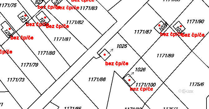 Nová Role 42182522 na parcele st. 1025 v KÚ Nová Role, Katastrální mapa